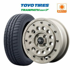 サマータイヤ ホイール 4本セット MID ナイトロパワー H12 ショットガン Tactical Edition TOYO トランパス mp7 165/65R15 タフト 等