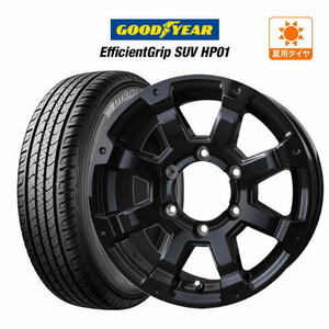 サマータイヤ ホイール 4本セット BADX ロックケリー MX-I グッドイヤー エフィシエント グリップ SUV HP01 265/65R17