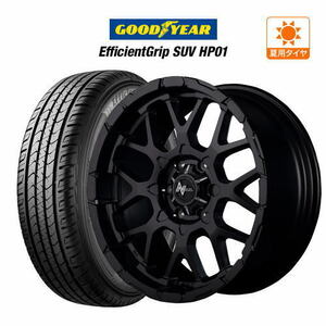 サマータイヤ ホイール 4本セット MID ナイトロパワー M28 バレット グッドイヤー エフィシエント グリップ SUV HP01 265/65R17