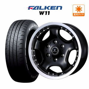 200系 ハイエース ホイール 4本セット ウェッズ ノヴァリス アセット D1 ファルケン W11 215/65R16