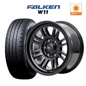 200系 ハイエース ホイール 4本セット MID ナイトロパワー M16 アサルト ファルケン W11 215/60R17