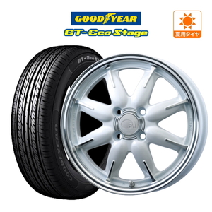 サマータイヤ ホイール 4本セット エンケイ all-one(オールワン) グッドイヤー GT-エコ ステージ 165/65R15 タフト 等