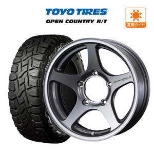 ジムニー サマー ホイール 4本セット ウェッズ ハセスペック2 TOYO オープンカントリー R/T 215/70R16 シエラ JB74W