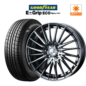 サマータイヤ ホイール4本セット ウェッズ レオニス FR GY エフィシエント グリップ エコ EG01 185/65R15 アクア(MXPK系)