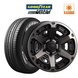 200系 ハイエース ホイール 4本セット クリムソン MG アーマー FF グッドイヤー NASCAR (ナスカー) 215/60R17