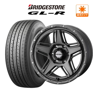 200系 ハイエース ホイール 4本セット ウェッズ マッドヴァンス 07 BRIDGESTONE GL-R 215/60R17