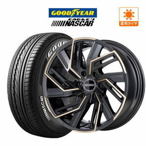 200系 ハイエース ホイール 4本セット CRS ESSEX エセックス EW-17 グッドイヤー NASCAR (ナスカー) 215/60R17