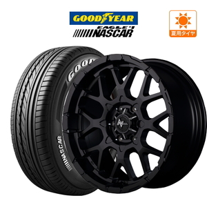 200系 ハイエース ホイール 4本セット MID ナイトロパワー M28 バレット グッドイヤー NASCAR (ナスカー) 215/60R17 キャラバン