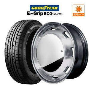 サマータイヤ ホイール 4本セット ガルシア シスコ MOON グッドイヤー エフィシエント グリップ エコ EG01 165/65R14