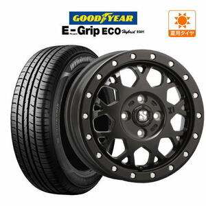 サマータイヤ ホイール 4本セット MLJ エクストリーム XJ04 グッドイヤー エフィシエント グリップ エコ EG01 165/65R14