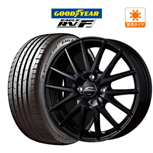 サマータイヤ ホイール 4本セット MID シュナイダー SQ27 グッドイヤー イーグル RV-F 165/60R15 ハスラー 等