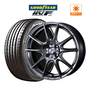 サマータイヤ ホイール 4本セット ウェッズ ウェッズスポーツ SA-25R グッドイヤー イーグル RV-F 165/60R15 ハスラー 等