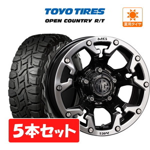 シエラ JB74W サマー ホイール 5本セット クリムソン MG ゴーレム TOYO オープンカントリー R/T 215/70R16