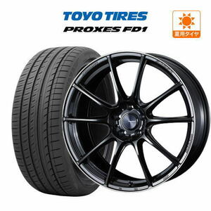 19インチ ホイール 5穴 114.3 4本セット ウェッズ ウェッズスポーツ SA-25R TOYO プロクセス FD1 225/45R19 60プリウス アテンザ