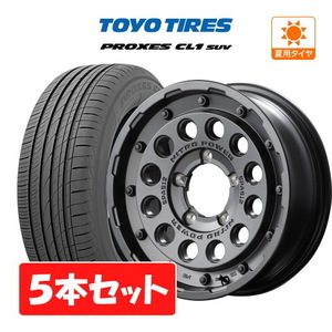 シエラ JB74W 5本セット サマー ホイール MID ナイトロパワー H12 ショットガン TOYO プロクセス CL1 SUV 215/70R16