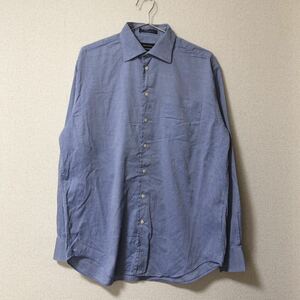 古着　ノーティカ　長袖シャツ　ワイシャツ　水色　16-1/2 Lサイズ