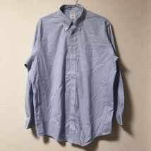 ブルックスブラザーズ　長袖シャツ　ワイシャツ　ボタンダウン　水色　17サイズ　XLサイズ_画像1