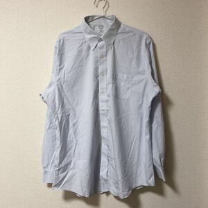 ブルックスブラザーズ　長袖シャツ　ワイシャツ　ボタンダウン　メンズ　17-1/2 XLサイズ