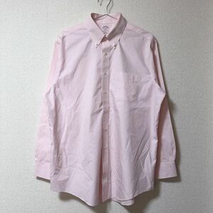 ブルックスブラザーズ　長袖シャツ　ワイシャツ　メンズ　ピンク　16-1/2 Lサイズ
