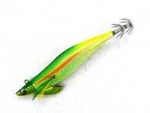 ダイワ(DAIWA) エメラルダス(Emeraldas)　ボート2 3.5号30g #4金ホロ-チャートグリーンイエロー ダートアクション 仮面シンカー エギング_画像4