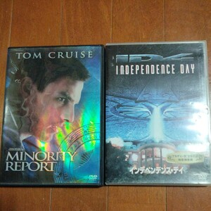 DVD 「マイノリティ リポート Minority Report」「インデペンデンス・デイ INDEPENDENCE DAY」計2つの洋画DVDです。