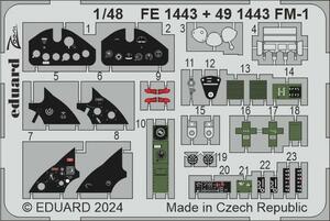 エデュアルド ズーム1/48 FE1443 General-Motors FM-1 Wildcat for Tamiya kits