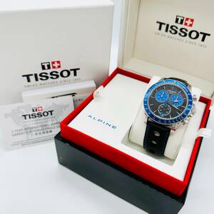 TISSO Tissot 1853 ALPINE T106417 A AL17 кварц батарейка замена необходимо красивый . коробка есть тестер 0 наручные часы симпатичный мужской кожа ремень 4110