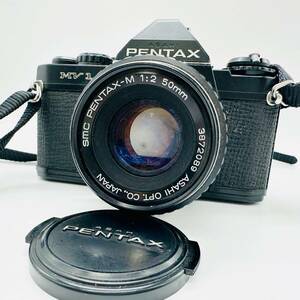 ASAHI アサヒ PENTAX ペンタックス MV1 smc 1:2 50㎜ シャッター音〇 レンズカビあり 中古品 一眼レフ コレクション 1円出品 カメラ 4334