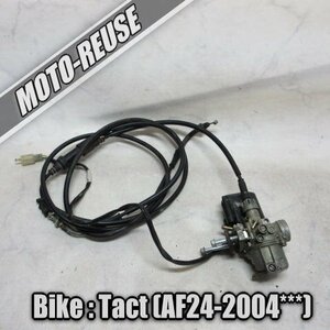 □【Tact タクト AF24】純正キャブレター　スロットルワイヤー付「PA 31T」□K41351