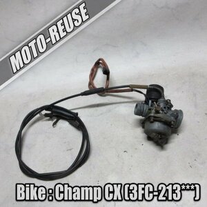 □【Champ CX チャンプCX　3FC】純正キャブレター　スロットルワイヤー付「3FC 02」□K40127