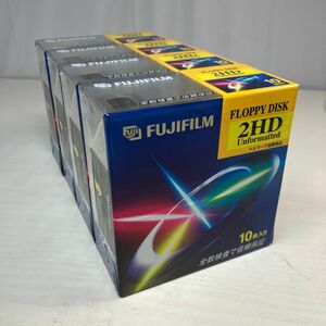 FUJIFILM フロッピーディスク　3.5型　2HD10枚入り！4個セット！
