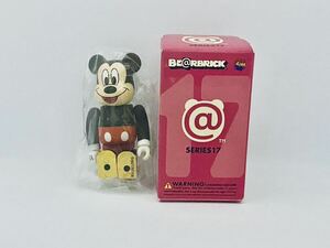 BE@RBRICK Mickey Mouse 【カード付き】未開封 ベアブリック シリーズ17 ミッキーマウス メディコムトイ ワンオーナー品