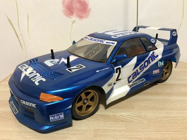 送料無料 1/10 日産 スカイライン GT-R N3 R32 カルソニック レーシングカー タミヤ ラジコン車体 CROSS RACING SKYLINE CALSONIC TAMIYA