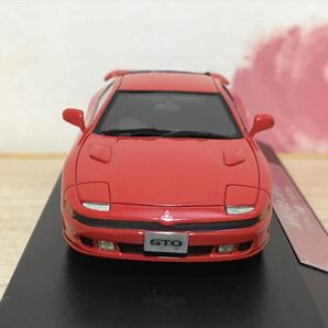 送料無料 1/43 三菱 GTO ツインターボ ミニカー ハイストーリー Hi Story MITSUBISHI 1990 TWIN TURBO 旧車 インターアライドの画像2