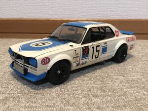 送料無料　1/18 京商 日産 スカイライン 2000 GT-R KPGC10 レーシングカー ミニカー KYOSHO NISSAN SKYLINE RACING CAR 旧車 ハコスカ