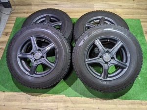 2021年 スタッドレス BRIDGESTONE BLIZZAK VRX2 185/70R14 88Q TOPRUN 14 5.5J +45 PCD100 4H ノート フリード デミオ カローラ 等 91