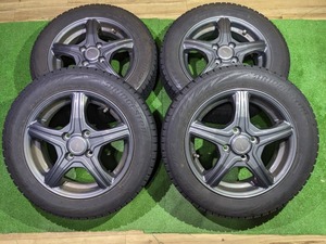 2019年 スタッドレス BRIDGESTONE BLIZZAK VRX2 155/65R14 75Q TOPRUN 14 4.5J +45 PCD100 4H タント ワゴンR N-BOX スペーシア 等 145