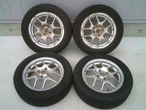 ★ ＨＹＰＥＲ－ＫＳ 15インチ アルミホイール 4本 15 X 5J +40 PCD100 4穴 185/60R15 ★ R50 R52 R53 MINI で使用_画像1