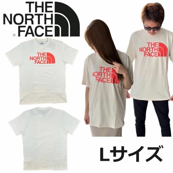 ザ ノースフェイス Tシャツ NF0A812M ハーフドーム ガーデニアホワイト Lサイズ プリントロゴ THE NORTH FACE M S/S HALF DOME TEE 新品