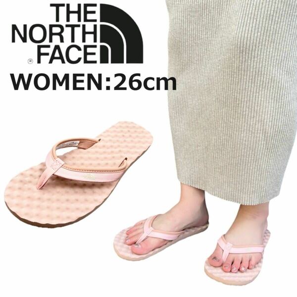 ザ ノースフェイス サンダル NF0A47AB サンドピンク 26.0cm ビーチサンダル レディース THE NORTH FACE BASE CAMP MINI FLIP FLOP 新品