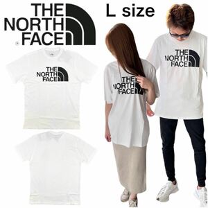 ザ ノースフェイス Tシャツ NF0A812M ハーフドーム ホワイト×ブラック Lサイズ プリントロゴ THE NORTH FACE M S/S HALF DOME TEE 新品