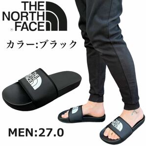 ザ ノースフェイス サンダル NF0A4T2R ブラック 27.0cm シャワーサンダル ユニセックス 男女兼用 THE NORTH FACE BASE CAMP SLIDE 新品