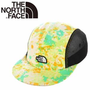 ノースフェイス キャップ 帽子 NF0A5FXJ メッシュキャップ キャンプキャップ 迷彩イエロー 5N0 THE NORTH FACE CLASS V CAMP HAT 新品