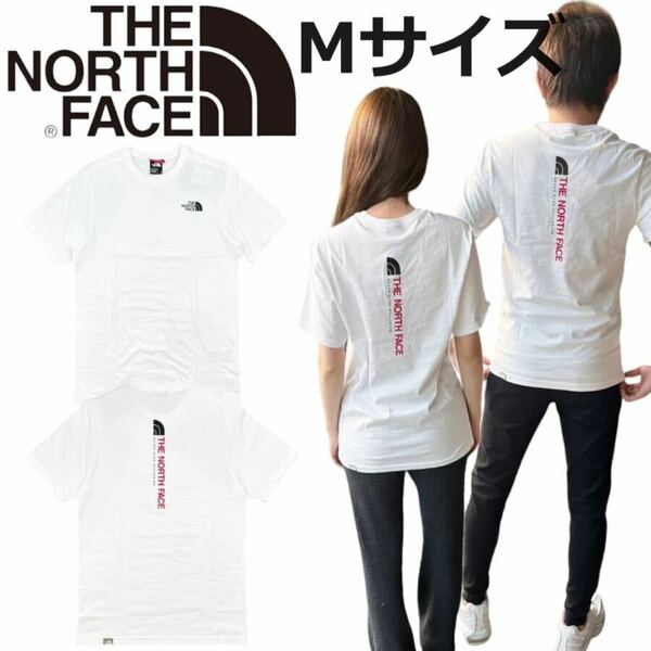 ザ ノースフェイス 半袖 Tシャツ NF0A89NE バーチカル NSE2 バックロゴ ホワイト Mサイズ THE NORTH FACE VERTICAL NSE 2 TEE 新品