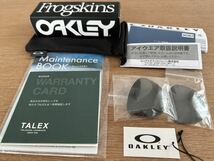 美品 オークリー フロッグスキン アジアンフィット 偏光 タレックス プリズム ポラ ◆ OAKLEY FLOGSKINS TALEX PRIZM P ◆_画像5