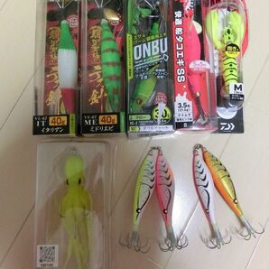 お買い得！！明石タコ釣り！蛸墨族 タコやん船スッテ 船タコエギ マダク他 未使用8本セット