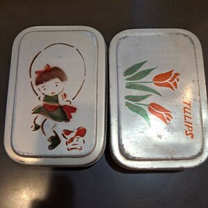  that time thing Showa Retro miscellaneous goods interior small articles old aluminium. lunch box antique lunch box 30 period 