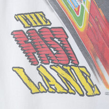 【送料無料】90s ナスカー ヴィンテージTシャツ 白 ホワイト 袖シングルステッチ NASCAR TERRY LABONTE メンズL相当 古着 @BZ0253_画像8