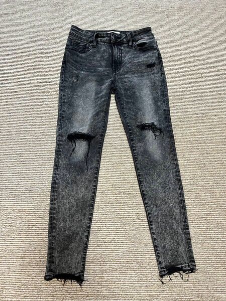 AZUL CHEMICAL CRASH DENIM SKINNY/ケミカルクラッシュデニムスキニー Lサイズ 