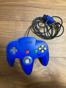 任天堂 ニンテンドー64 N64 コントローラー 青　ブルー